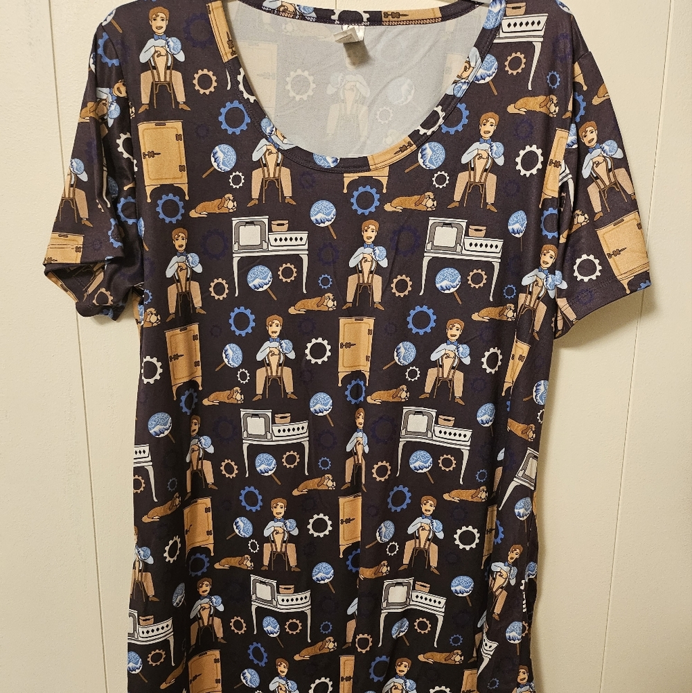 Disney carousel of progress inspired top.